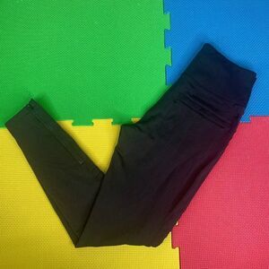 Athleta Small Delancey Moto Tight Leggings Black Work Travel Pants City Pant